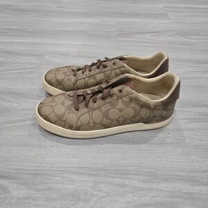 Coach Men's Tan and Brown Athletic Shoes